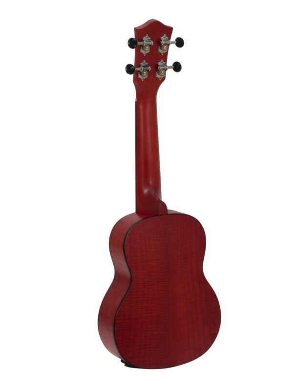 Dimavery UK-100, elektroakustické sopránové ukulele, červené - Image 2