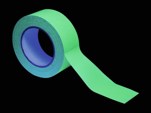 Gaffa páska 50mm x 25m neonově zelená, UV aktivní - Obrázek 2