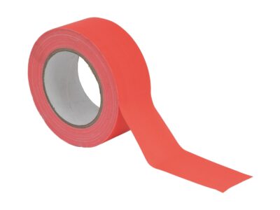 Gaffa páska 50mm x 25m neonově oranžová, UV aktivní