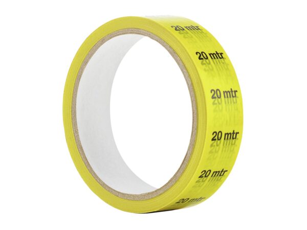 Páska značkovací na kabely 20m, 33m x 2,5cm, žlutá - Image 2