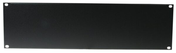 Přední panel zaslepovací 19" 3HE U profi, černý