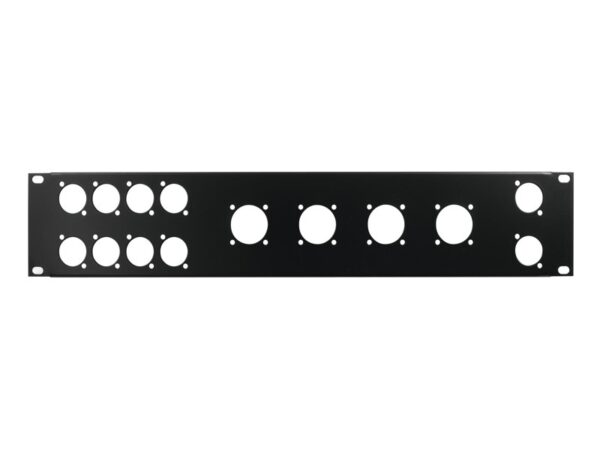 Přední panel 19" pro 8x D-Type/4xNL8/T, 2HE