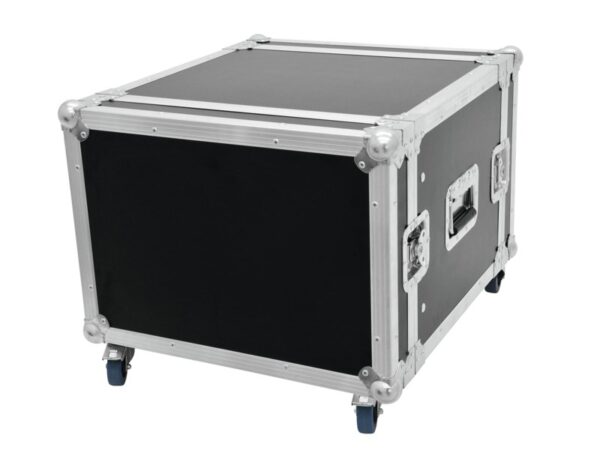 Rack Profi 8HE, hloubka 45cm, s kolečky, 9mm