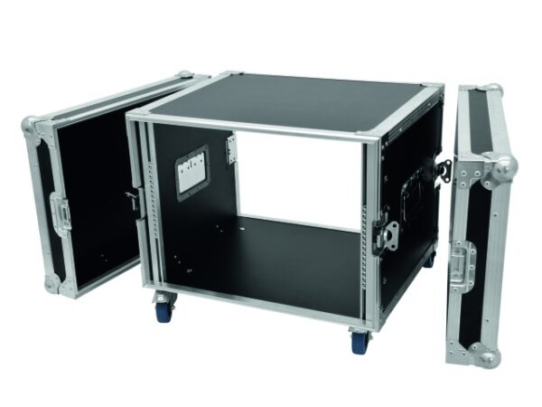 Rack Profi 8HE, hloubka 45cm, s kolečky, 9mm - Image 2