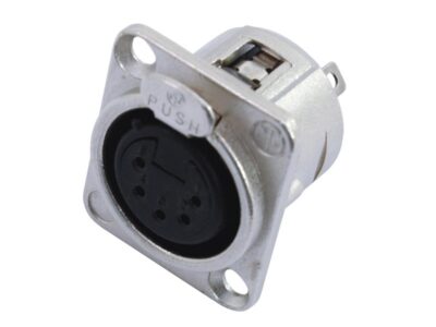 Neutrik XLR NC5-FDL-1, zásuvka na zabudování