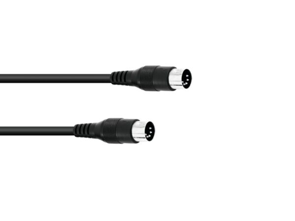 Kabel DC-30 2x 5-pólový DIN samec, 3 m