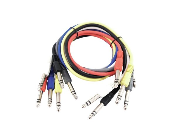 Patchcord kabel Jack 6,3 stereo 6ks, 90cm - Image 2