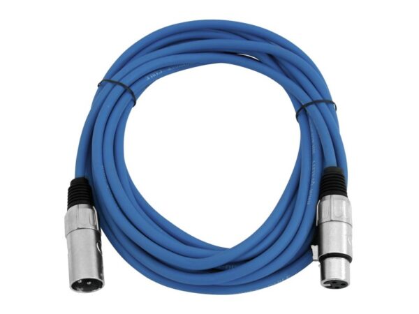 Kabel MC-50 XLR samec - XLR samice, modrý, 5m - Image 2
