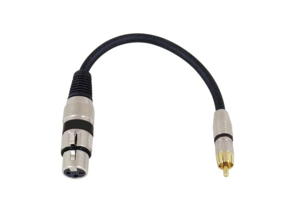 Kabel SADC XLR samice - RCA samec