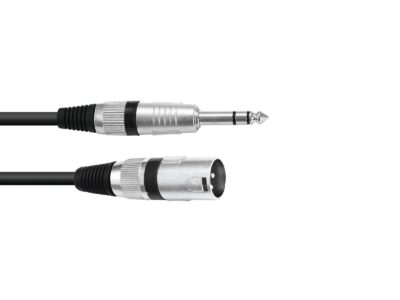 Kabel XK-20 XLR samec - Jack 6,3 stereo, 2 m