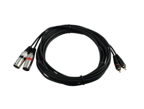 Kabel XC2-60 2x RCA - 2x XLR samec, 6 m - Obrázek 2