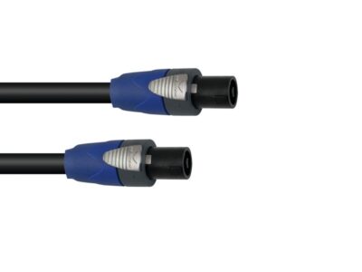 PSSO speakon kabel, 15m, 2x4mm