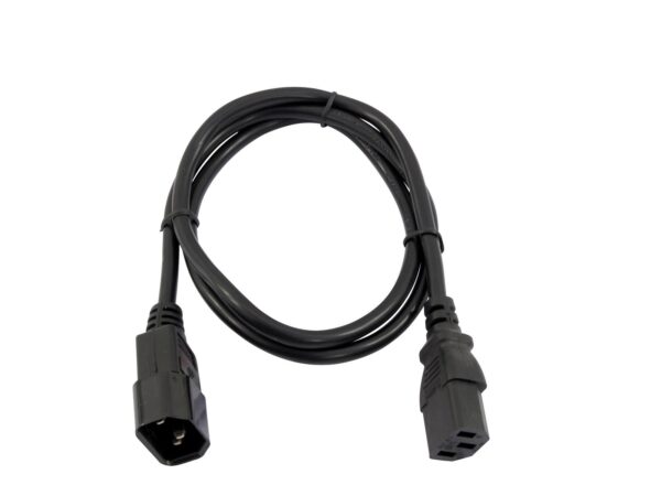 OMNITRONIC IEC Prodlužovací kabel 3x0,75 1m bk - Image 2