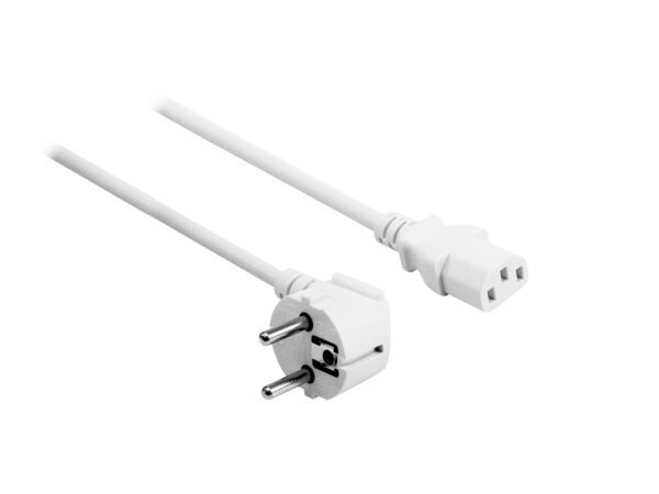 Omnitronic IEC C13 napájecí kabel, 1,2 m, bílý - Image 2