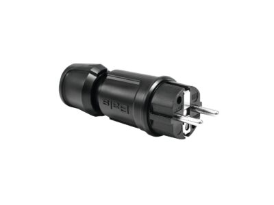 Elektrická zástrčka odolná MKII, černá