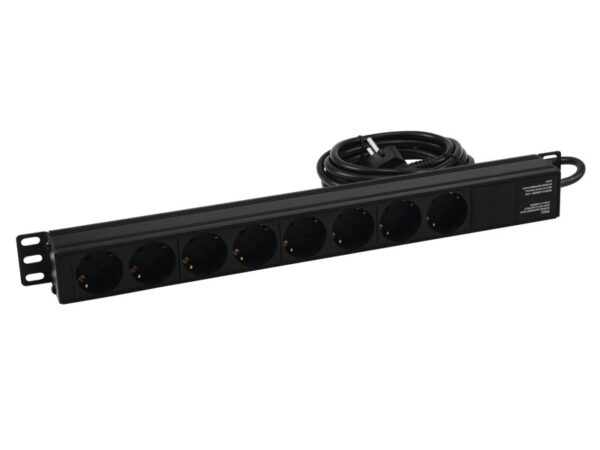 Prodlužovací kabel R-19-8 1U, černý