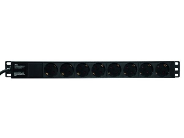 Prodlužovací kabel R-19-8 1U, černý - Image 2