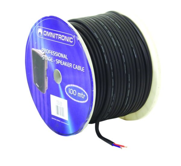Kabel reproduktorový 2x2.5mm, černý, cena / m - Image 2