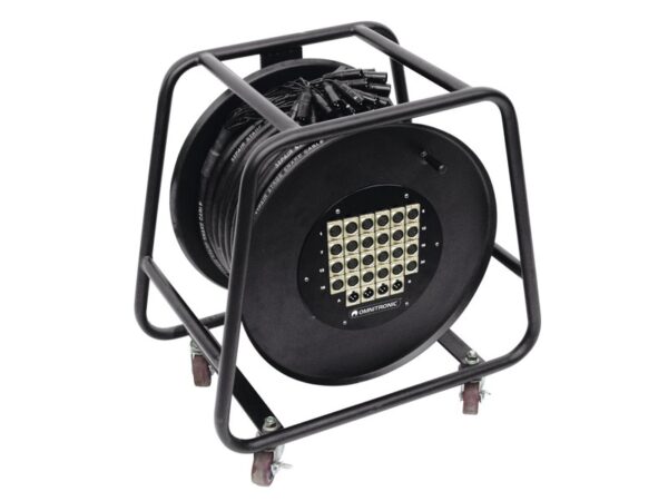 Multicore kabel 24 IN/4 OUT XLR, 30 m na kabelovém bubnu