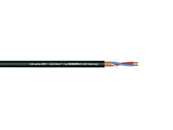 Sommer cable SC-CLUB SERIES MKII black 100m / mikrofonní kabel