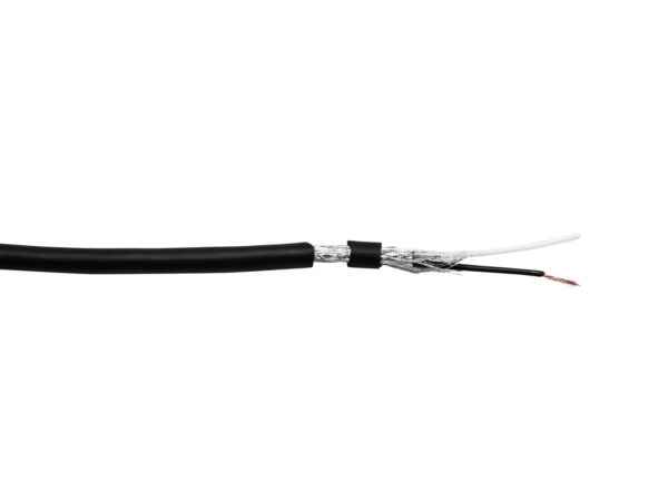 Kabel DMX 2x 0.22, cívka 100m, černý, cena/m - Image 2
