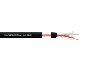 Kabel DMX High Quality, 2x0,34, 100m, černý