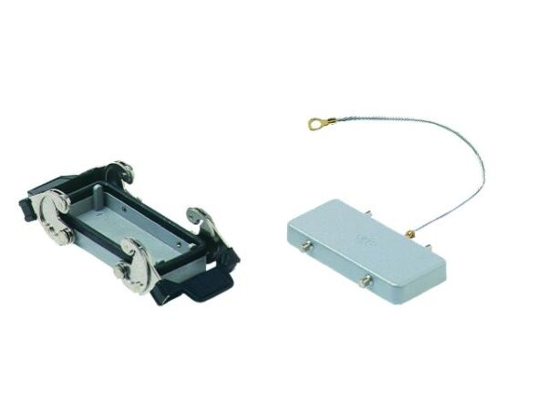 Krytka hliníková pro multipin kryt na zabudování, 57 x 27 mm - Image 2
