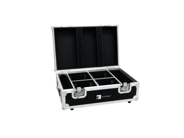 Roadinger transportní case pro 4x AKKU TL-3 Trusslight QuickDMX s dobíjením