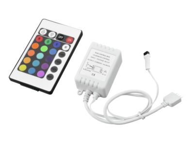Eurolite kontrolér pro LED pásky RGB, IR, 24V