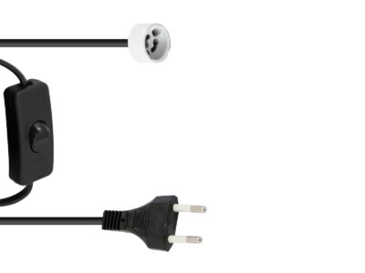 Kabel napájecí s paticí GU-10, vypínač, vidlice