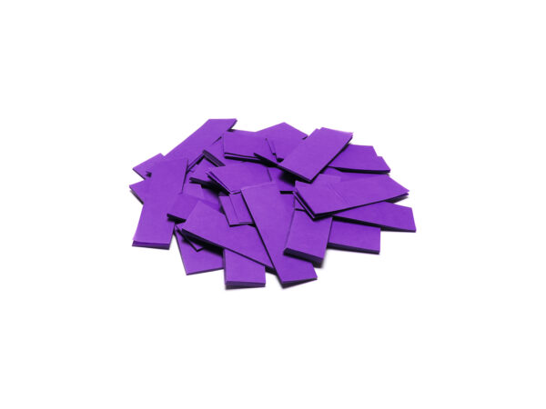 Tcm Fx pomalu padající obdélníkové konfety 55x18mm, fialové, 1kg