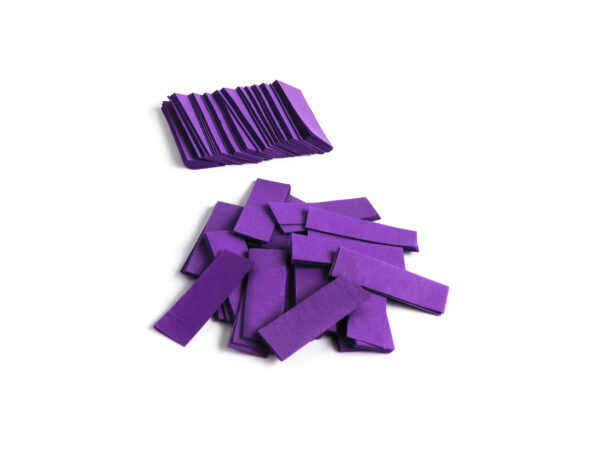 Tcm Fx pomalu padající obdélníkové konfety 55x18mm, fialové, 1kg - Obrázek 2