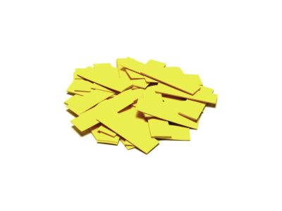 Tcm Fx pomalu padající obdélníkové konfety 55x18mm, žluté, 1kg