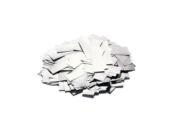 Tcm Fx metalické obdélníkové konfety 55x18mm, stříbrné, 1kg