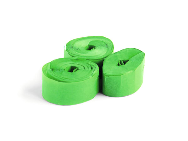 Tcm Fx pomalu padající konfety-serpentýny 10mx1.5cm, tmavě zelené, 32x