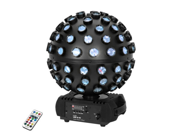 Eurolite LED B-40, 5x4W QCL efekt s lasere, DMX, černý