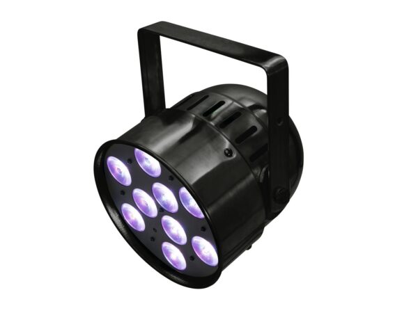 Eurolite LED PAR-56, 9x8W QCL, krátký černý