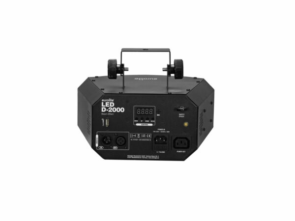 Eurolite LED Derby 5x10W RGBWA, DMX, IR, paprskový efekt - Image 2