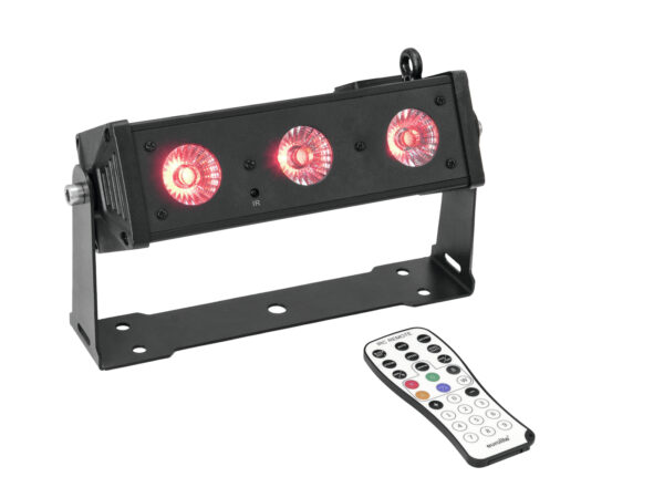 Eurolite LED BAR-3 HCL světelná lišta, 3x 12W RGBWA+UV LED