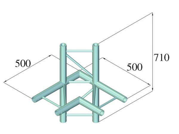 Bilock E-GL22 C44-H 4-Way Corner 90 - Image 2