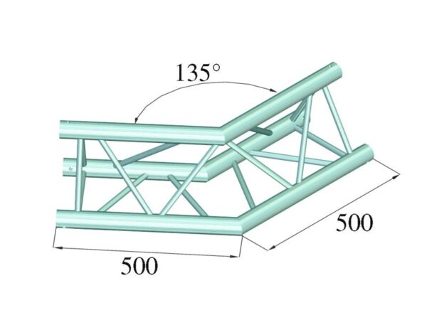 Trilock 6082AC-23, 2-koncový rohový díl 135 - Image 2
