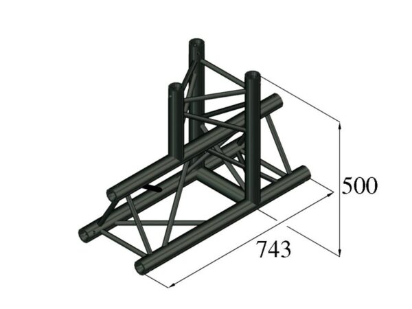 Trilock S-PAT-37 3-koncový T-díl