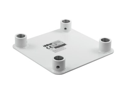 Alutruss Quadlock koncová deska QQGP, 30x30 cm, bílá RAL 9010