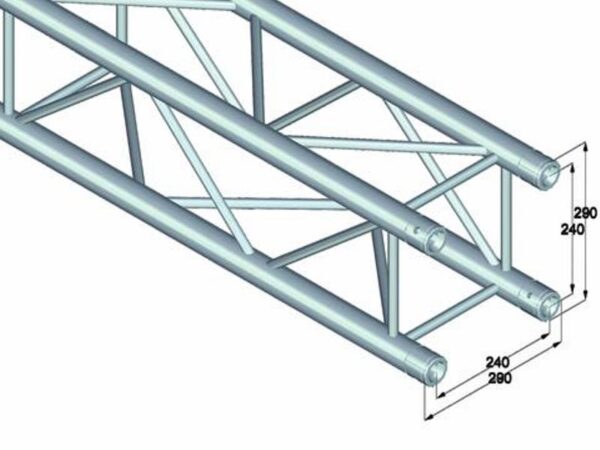 Quadlock QL-ET34-210 4-way cross beam - Image 2