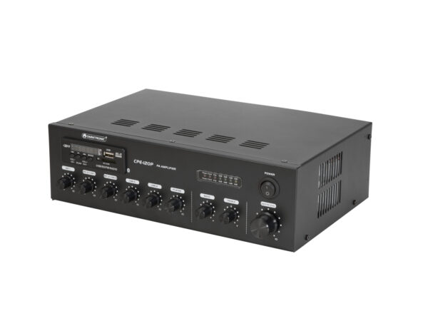 Omnitronic CPE-120P PA, 100V mixážní zesilovač, 120W, BT/MP3/FM - Image 2