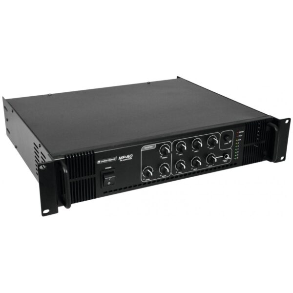 Omnitronic MP-60, 100V mixážní zesilovač, 60W - Image 2