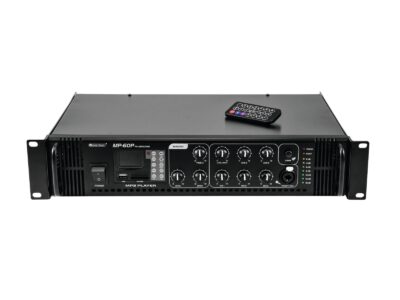 Omnitronic MP-60P, 100V mixážní zesilovač, 60W, MP3