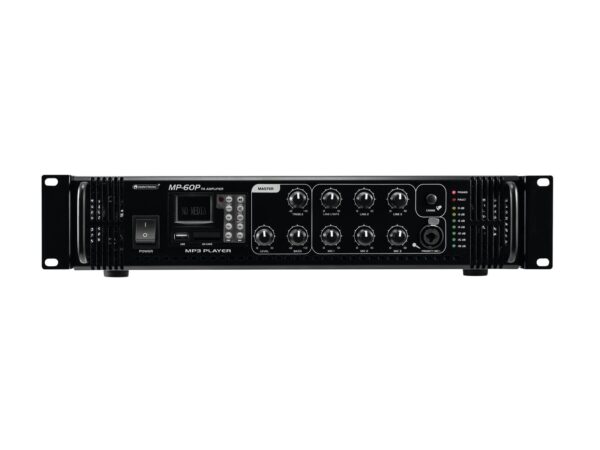 Omnitronic MP-60P, 100V mixážní zesilovač, 60W, MP3 - Image 2