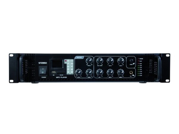Omnitronic MP-250P, 100V mixážní zesilovač, 250W, MP3 - Image 2