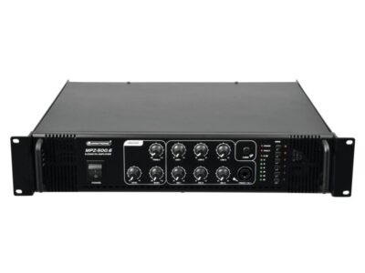 Omnitronic MPZ-500.6, 100V 6-zónový mixážní zesilovač, 500W